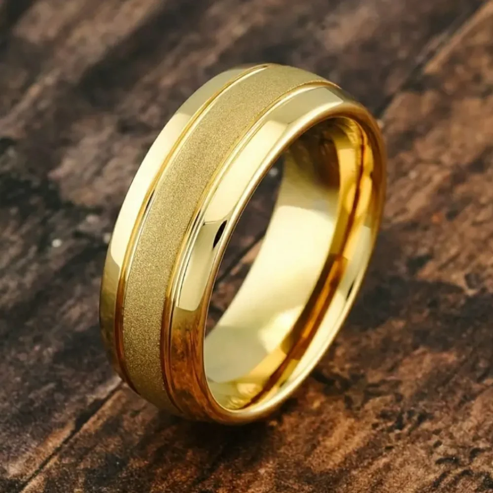 NEW Men's Gold Band Ring